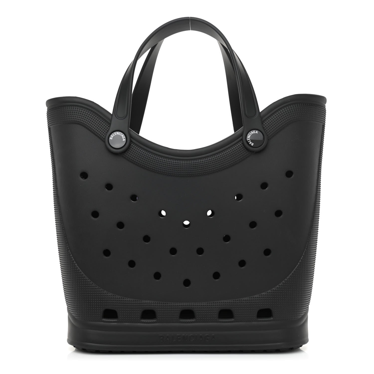 Balenciaga X CROCS Rubber Large Tote Black 1 of 7