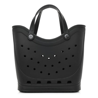 Balenciaga X CROCS Rubber Large Tote Black 1 of 7