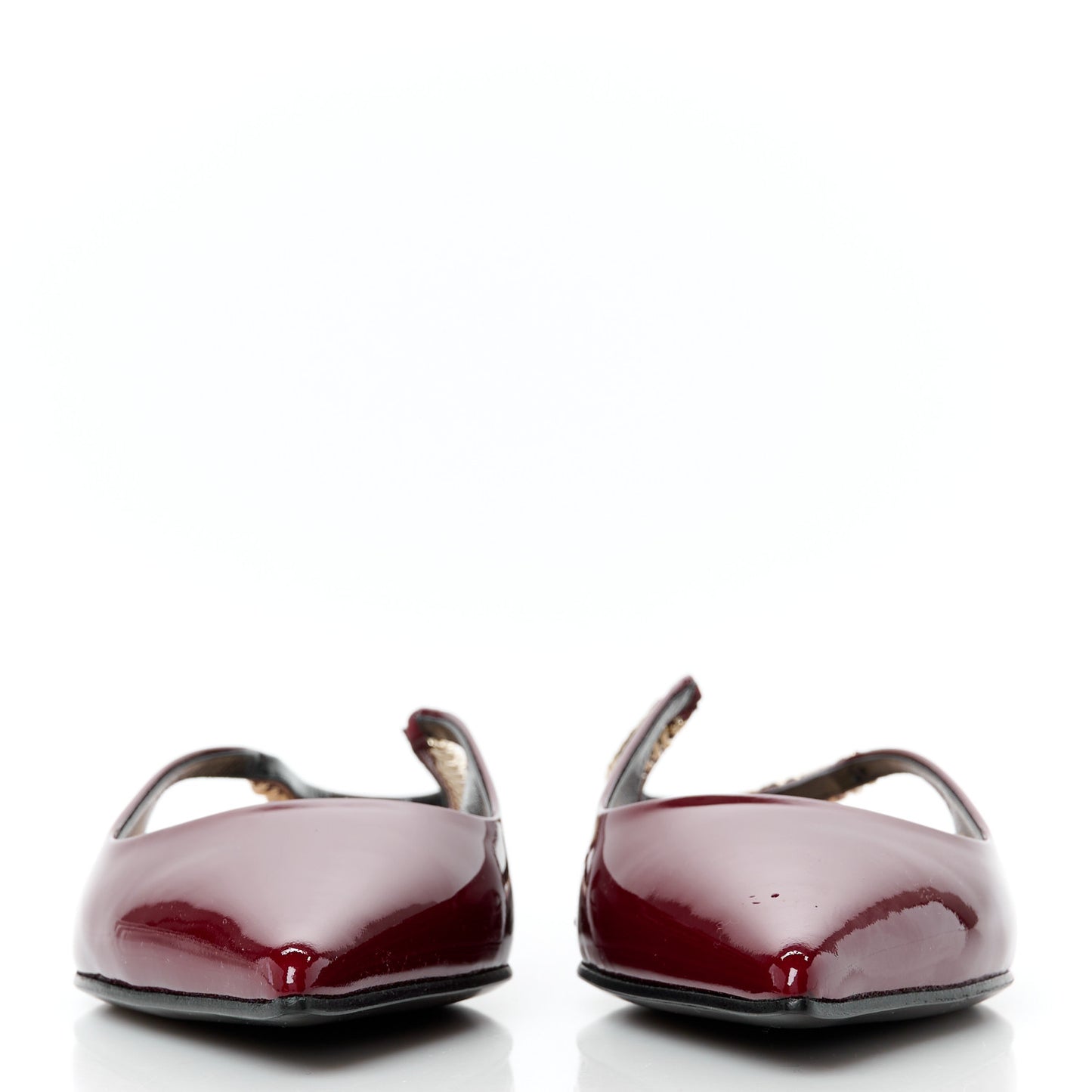 Patent Signoria Ballet Slingback Ballet Flat 36.5 Rosso Ancora