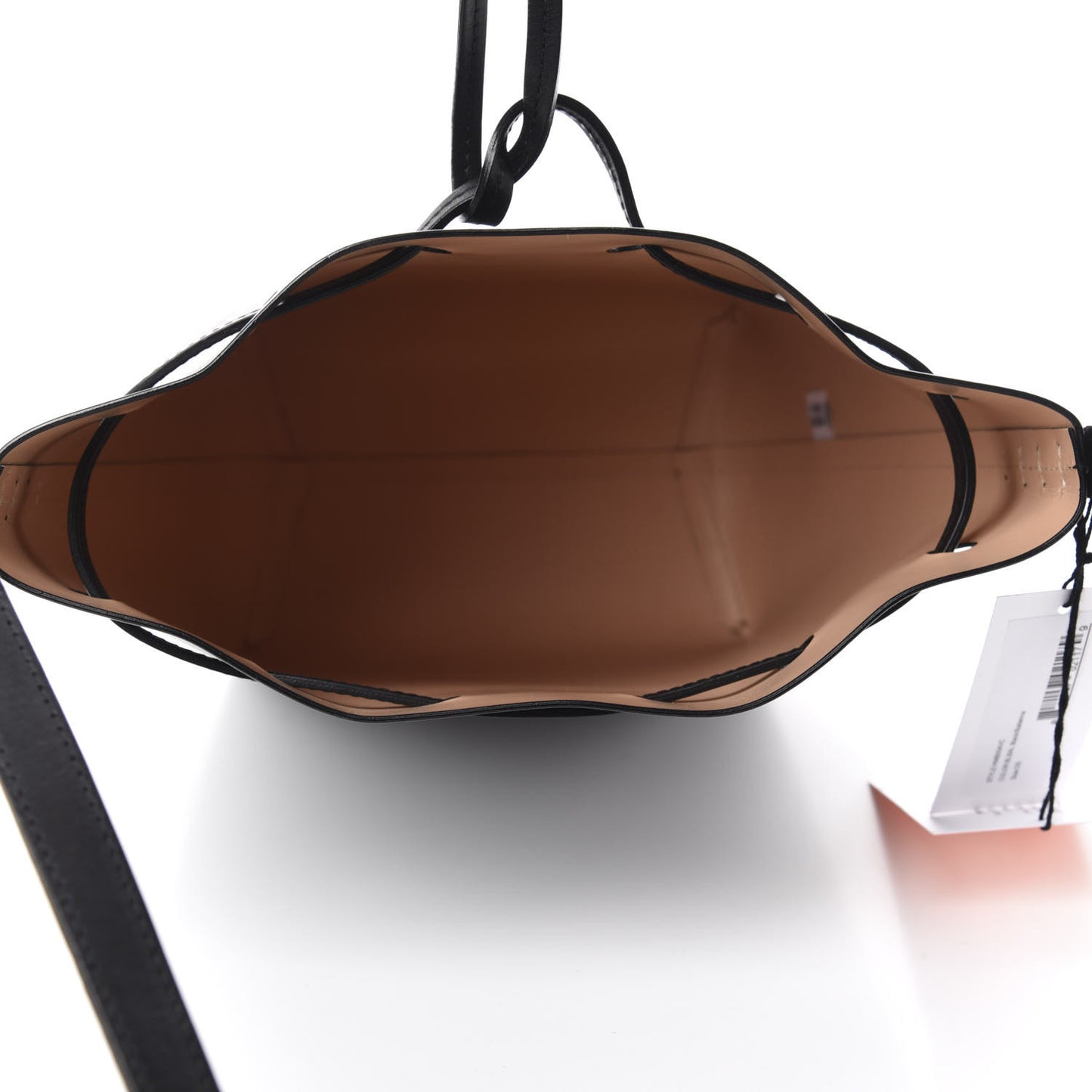 Calfskin Mini Bucket Bag Black Ballerina