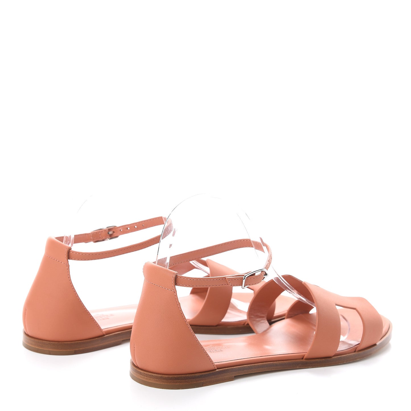 Calfskin Santorini Sandals 39 Rose Bubinga