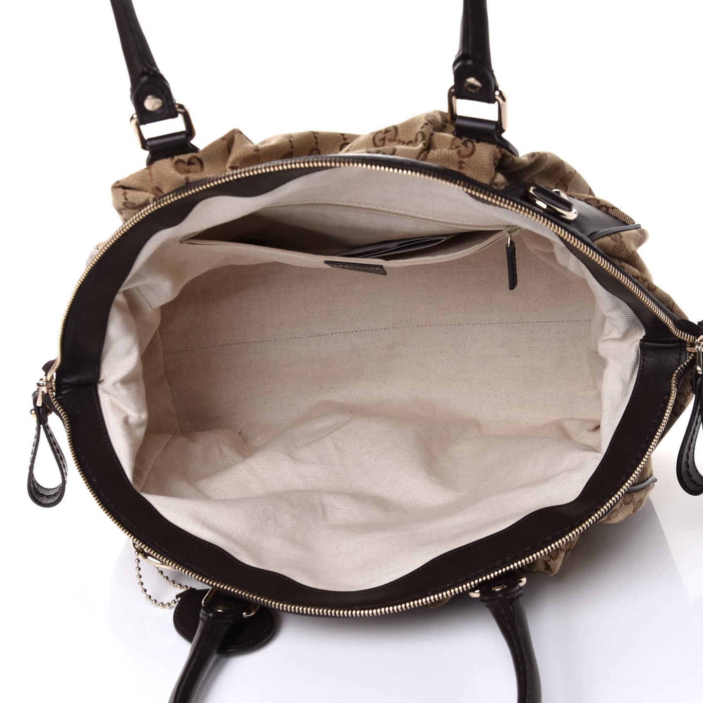 Monogram Medium Sukey Boston Bag Brown