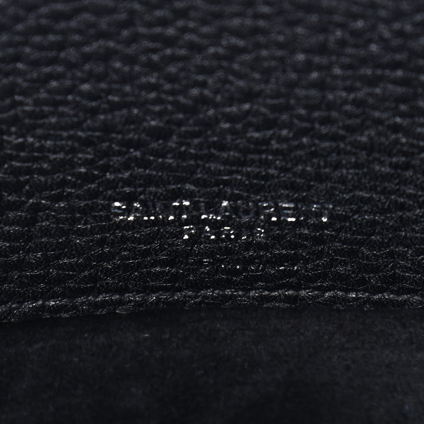Grained Calfskin Nano Sac De Jour Souple Black