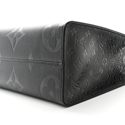 Louis Vuitton Empreinte Monogram Giant OnTheGo MM Black 9 of 9