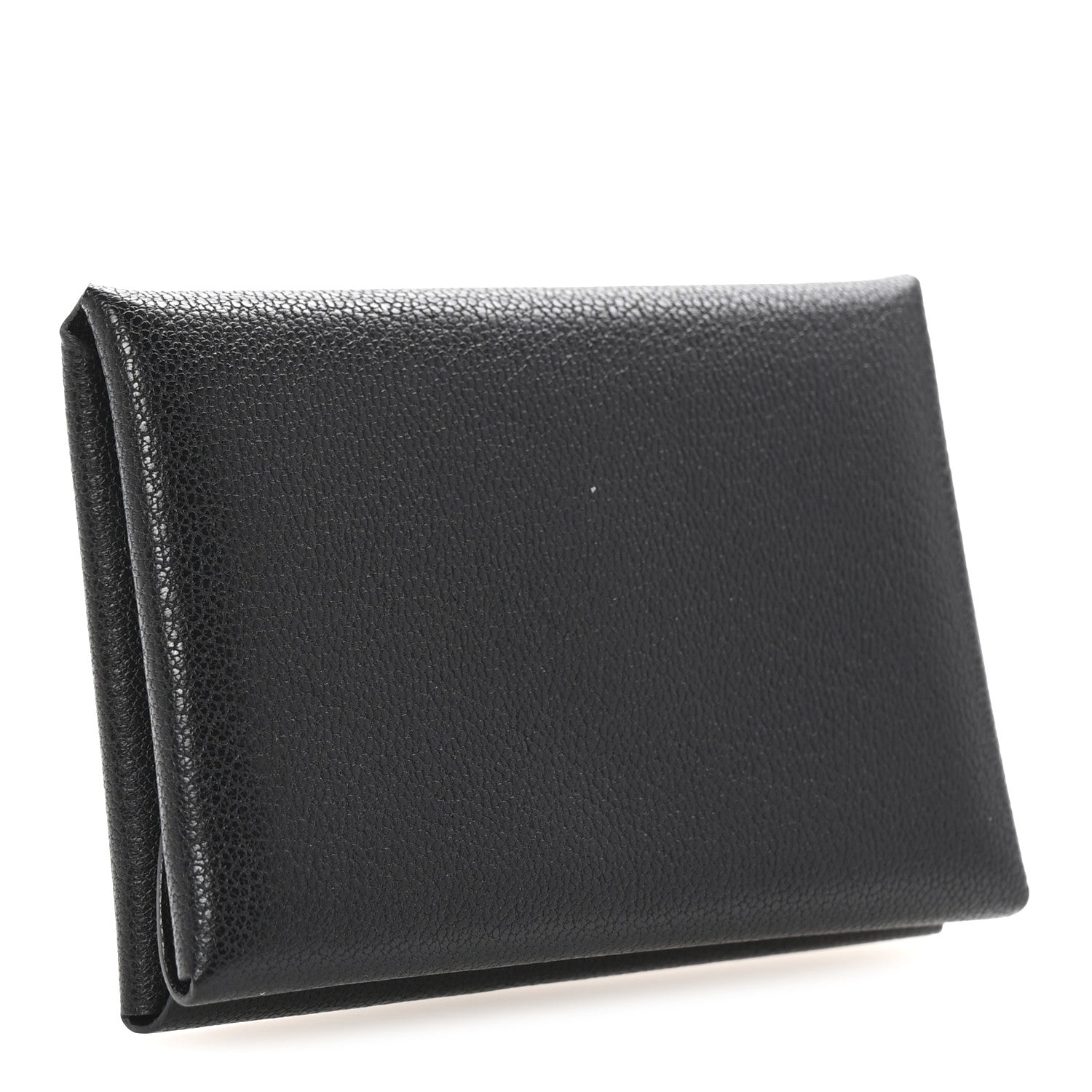 Hermes Chevre Mysore Calvi Duo Card Case Black 3 of 7