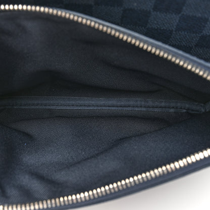 Louis Vuitton Damier Graphite Infini 3D Trio Messenger Blue 6 of 13