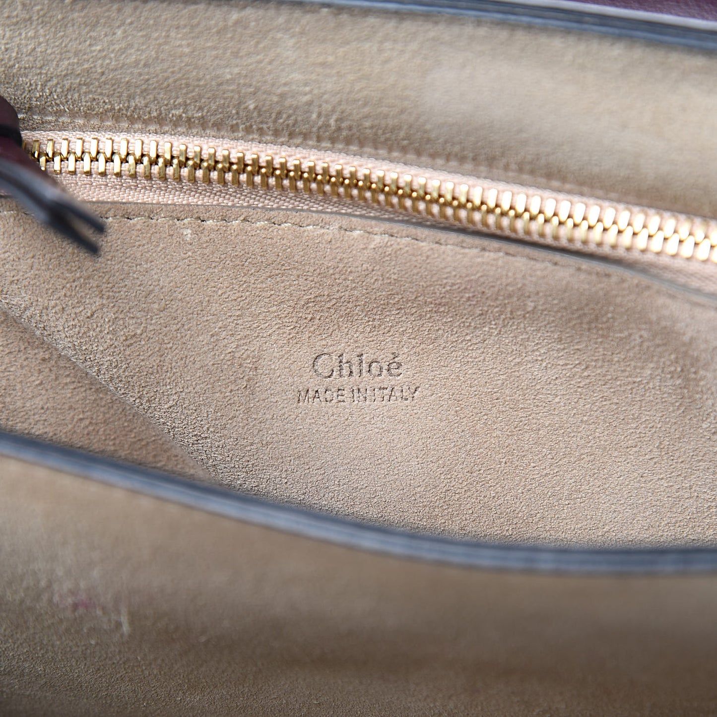 Suede Calfskin Medium Faye Shoulder Bag Dark Purple
