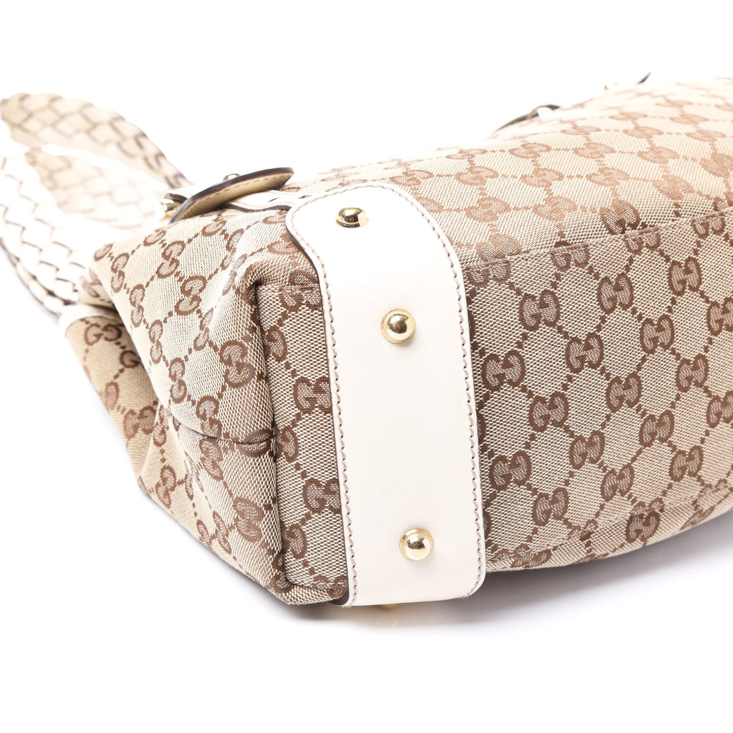 Monogram Small Pelham Shoulder Bag Off White