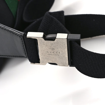 Gucci Canvas Web Slim Belt Bag Black 11 of 11