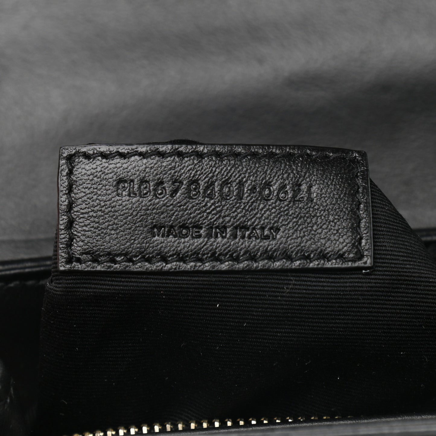 Calfskin Y Quilted Monogram Toy Loulou Crossbody Bag Black