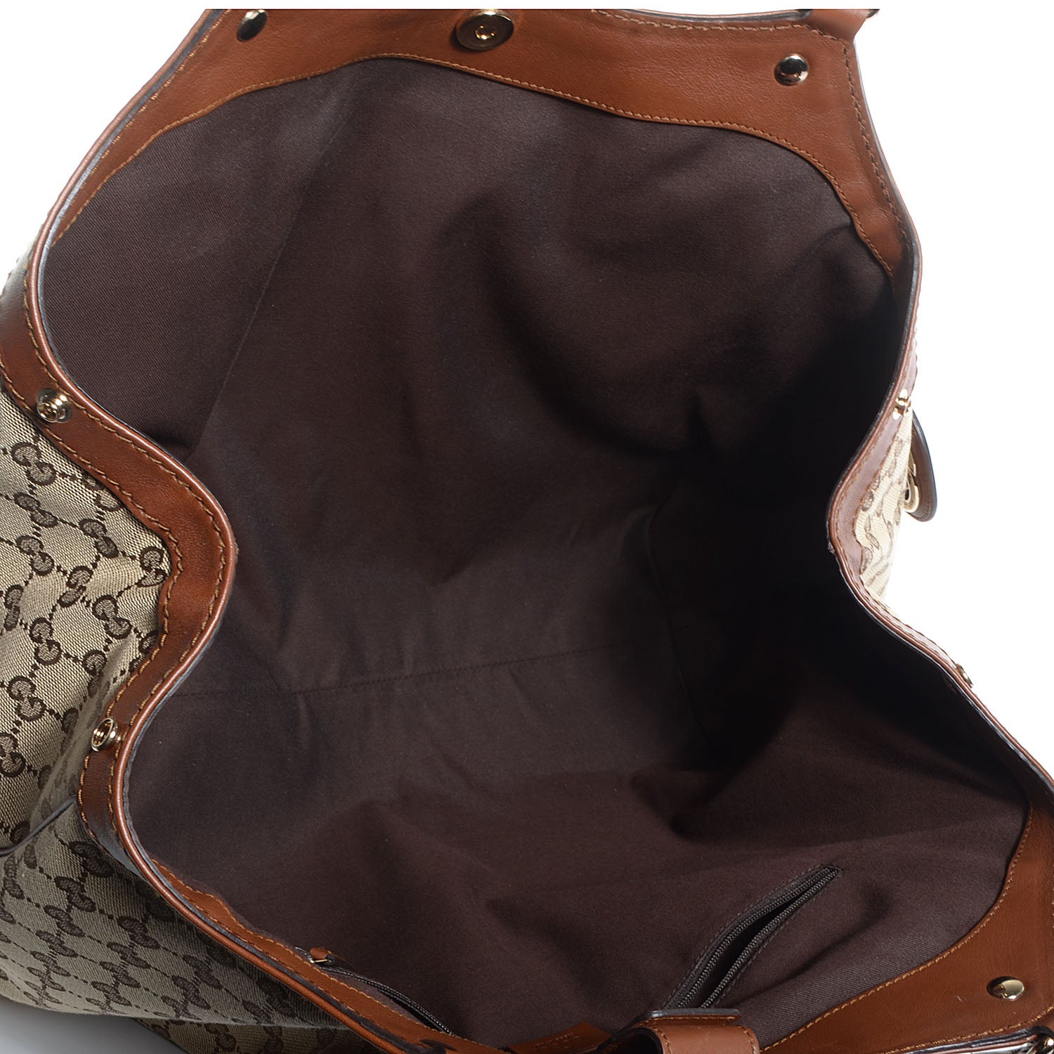 Gucci Monogram Large Sukey Tote Brown 5 of 9