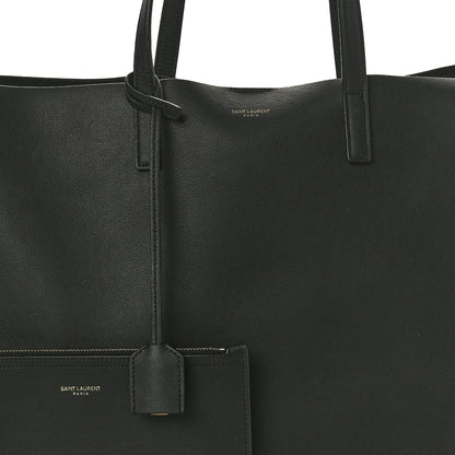 Saint Laurent Calfskin Large Shopping Tote Black 12 of 12
