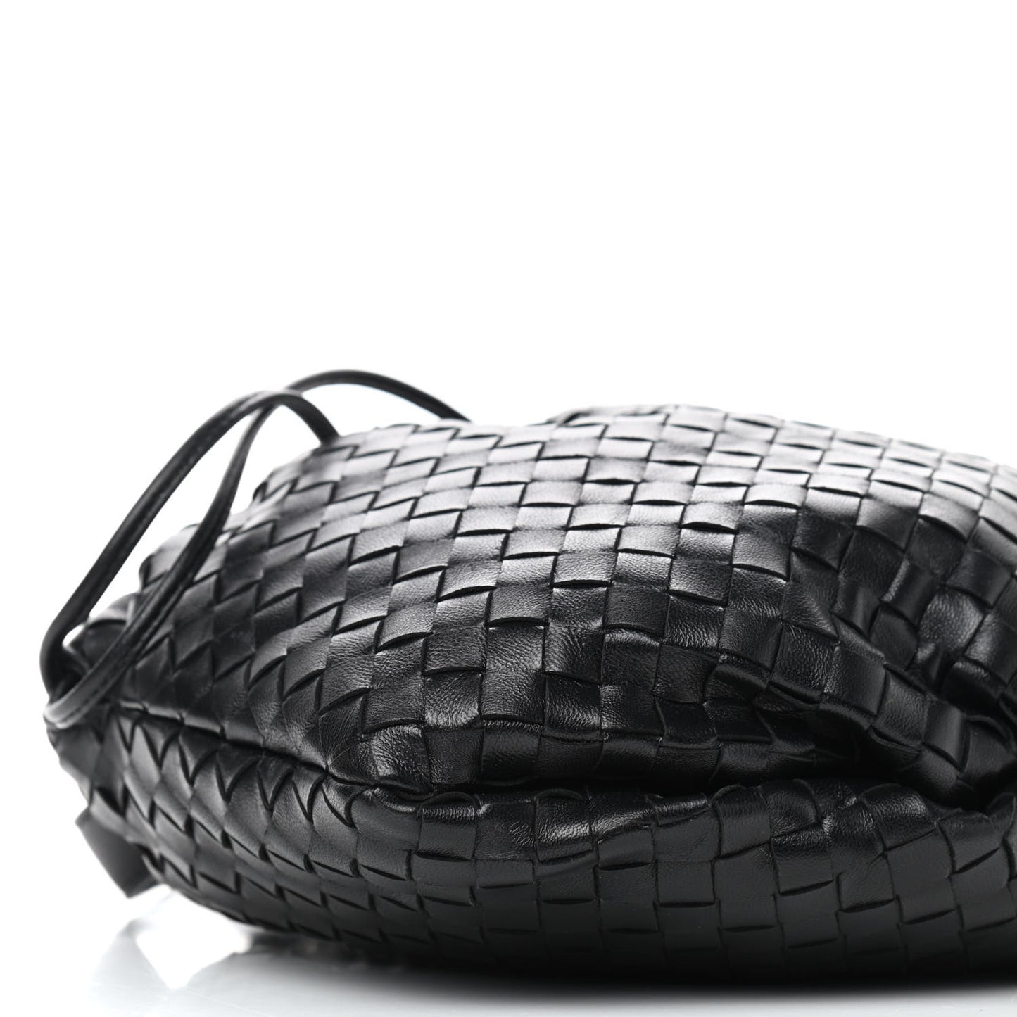 Nappa Intrecciato Small Bulb Black