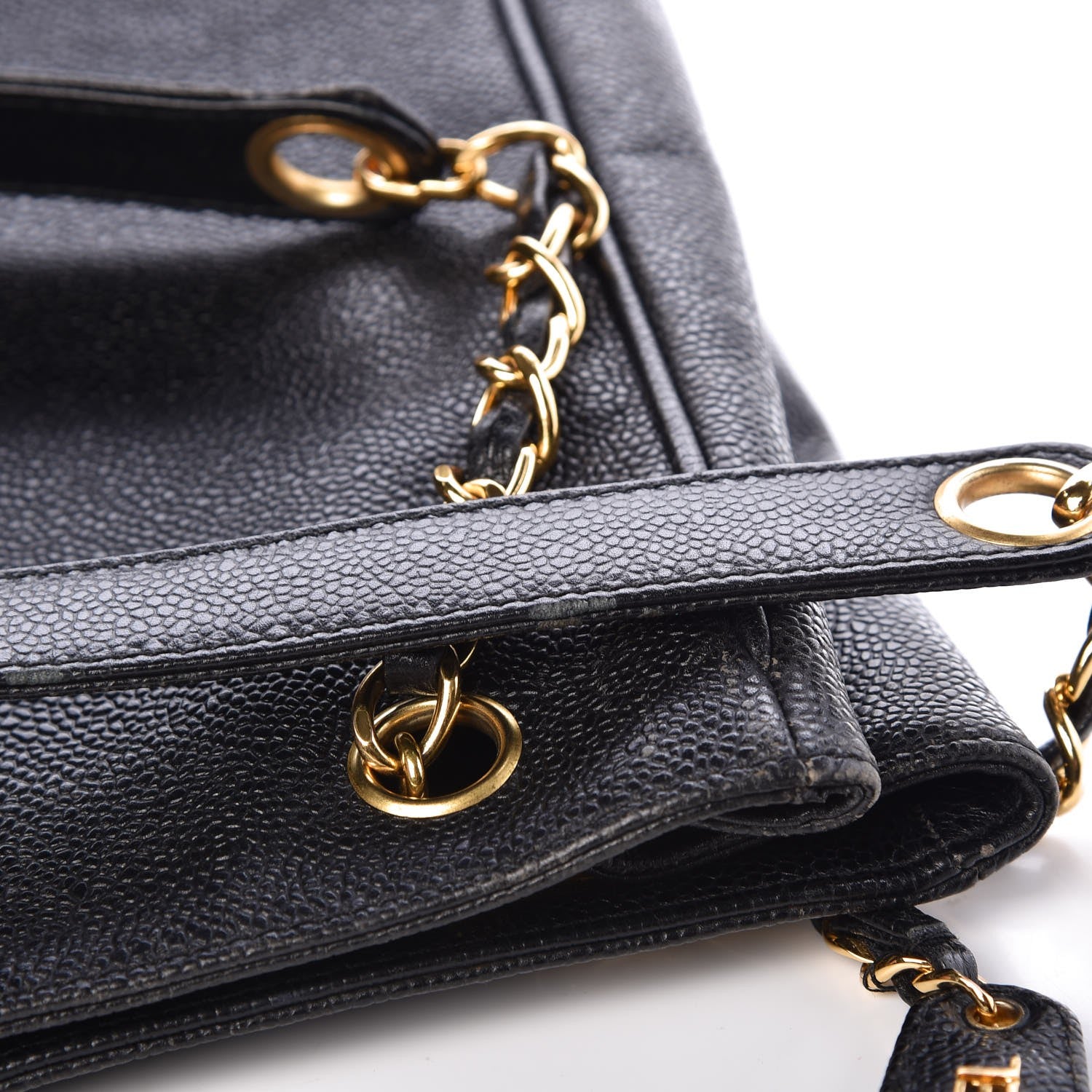 Chanel Caviar Shoulder Bag Black 10 of 35