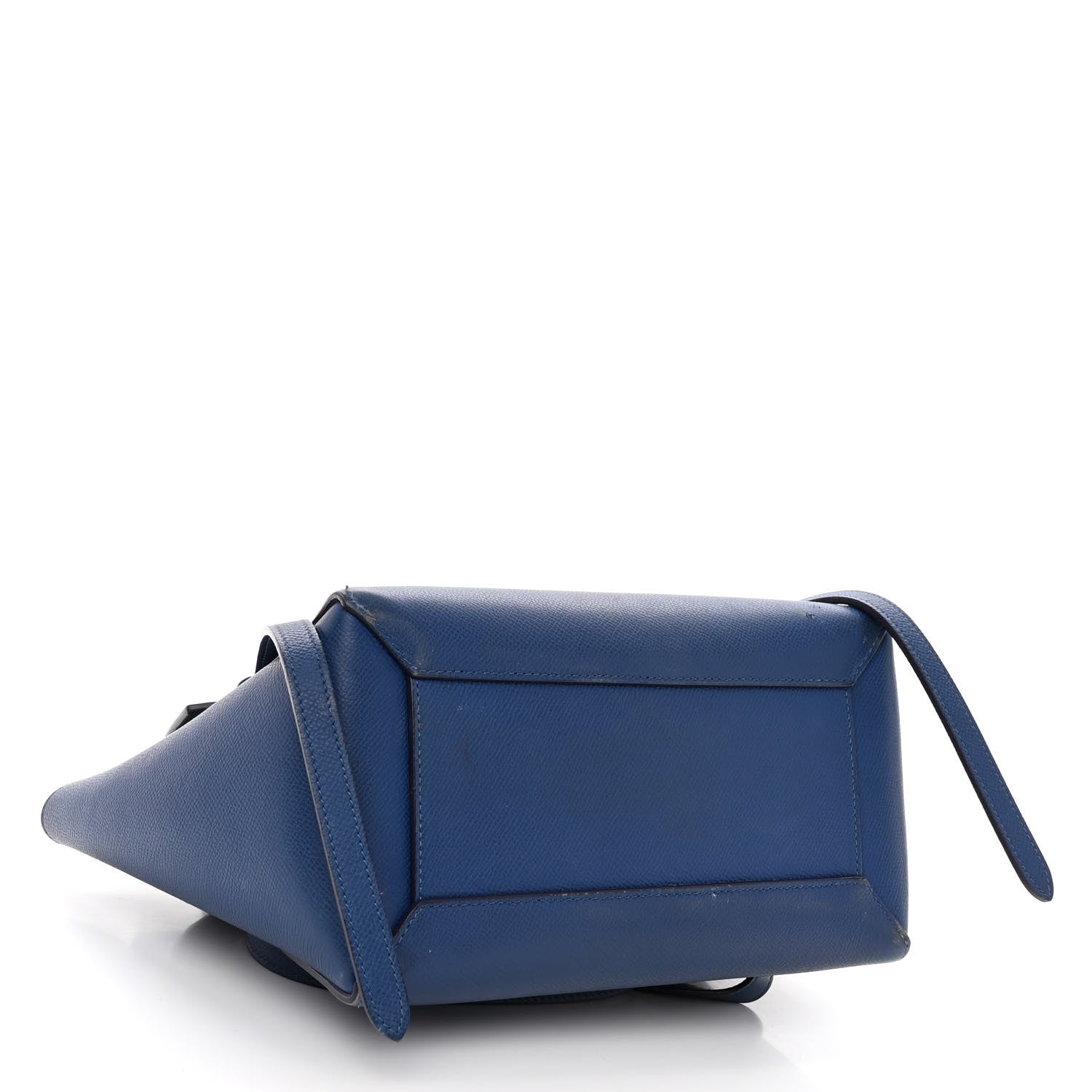 Celine Grained Calfskin Micro Belt Bag Indigo 4 of 11