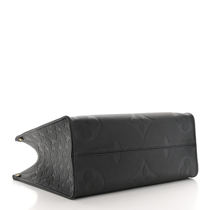 Louis Vuitton Empreinte Monogram Giant Onthego MM Black 4 of 9