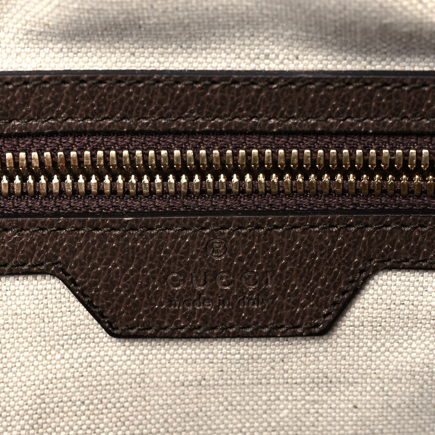 Gucci Monogram Jumbo GG Textured Dollar Calfskin Web Messenger Shoulder Bag Camel Ebony New Acero 6 of 11