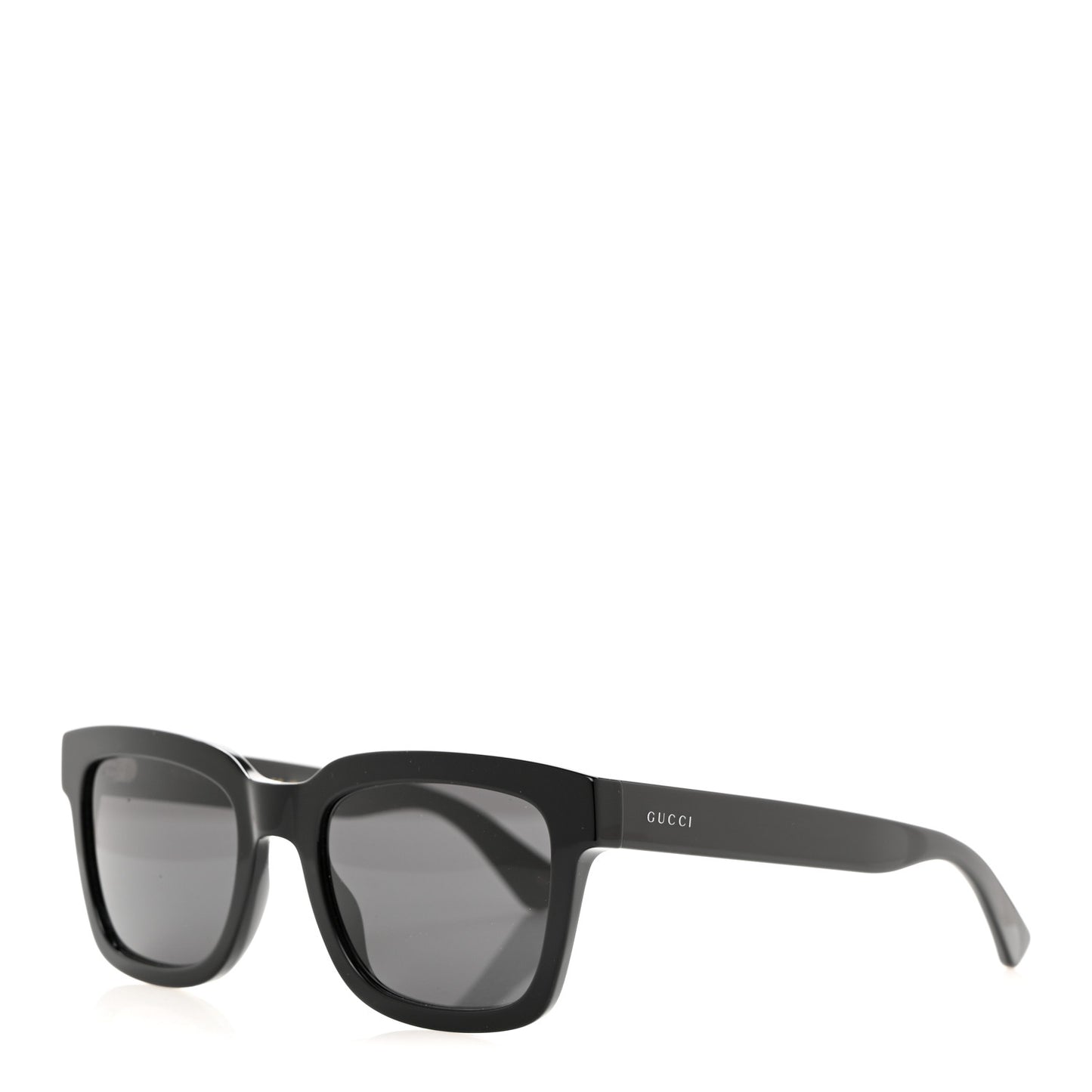 Polarized Square Frame Web Sunglasses GG0001SN Black
