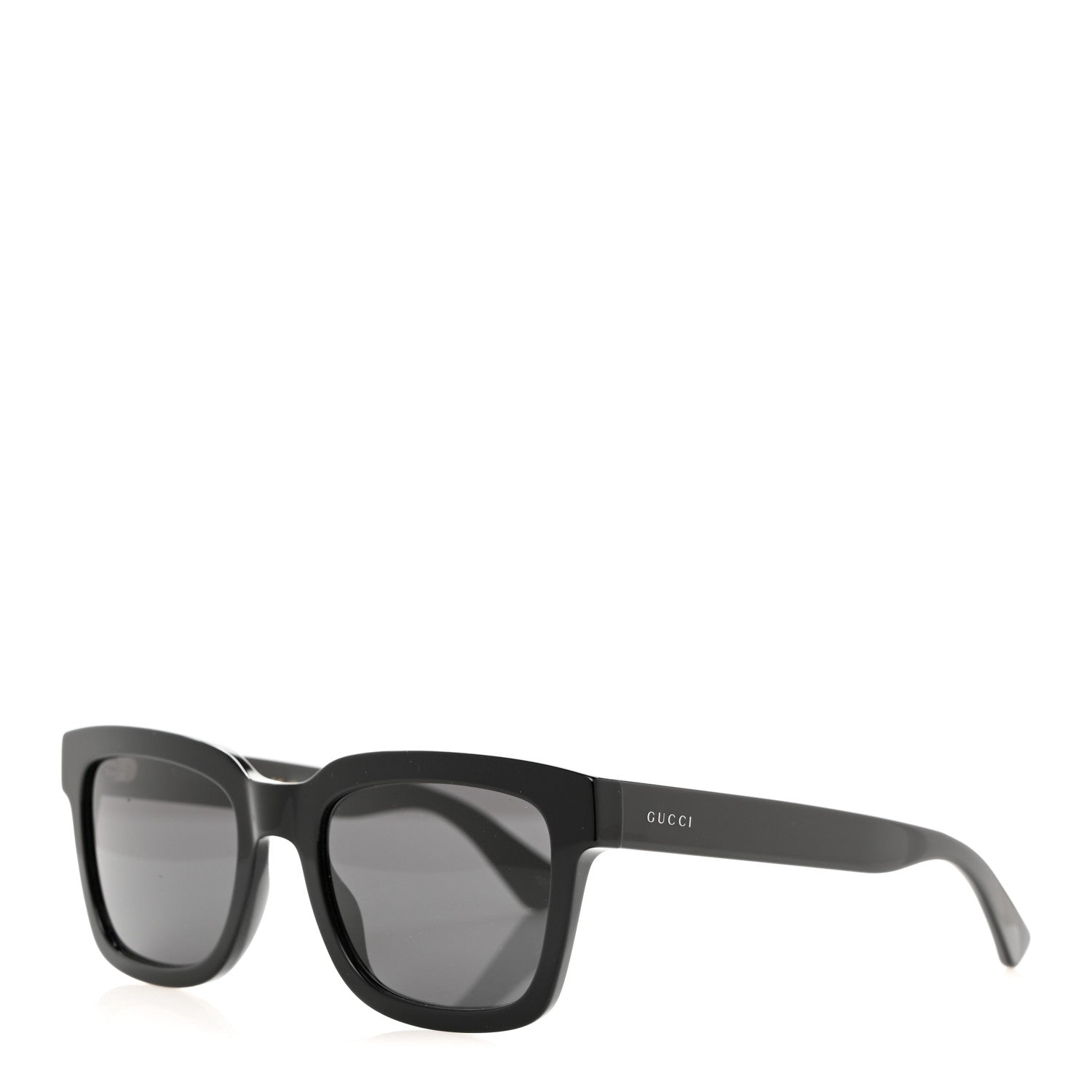 Gucci Polarized Square Frame Web Sunglasses GG0001SN Black 1 of 8