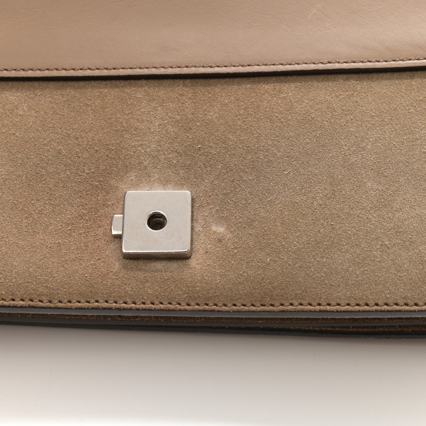Suede Medium Dionysus Shoulder Bag Taupe