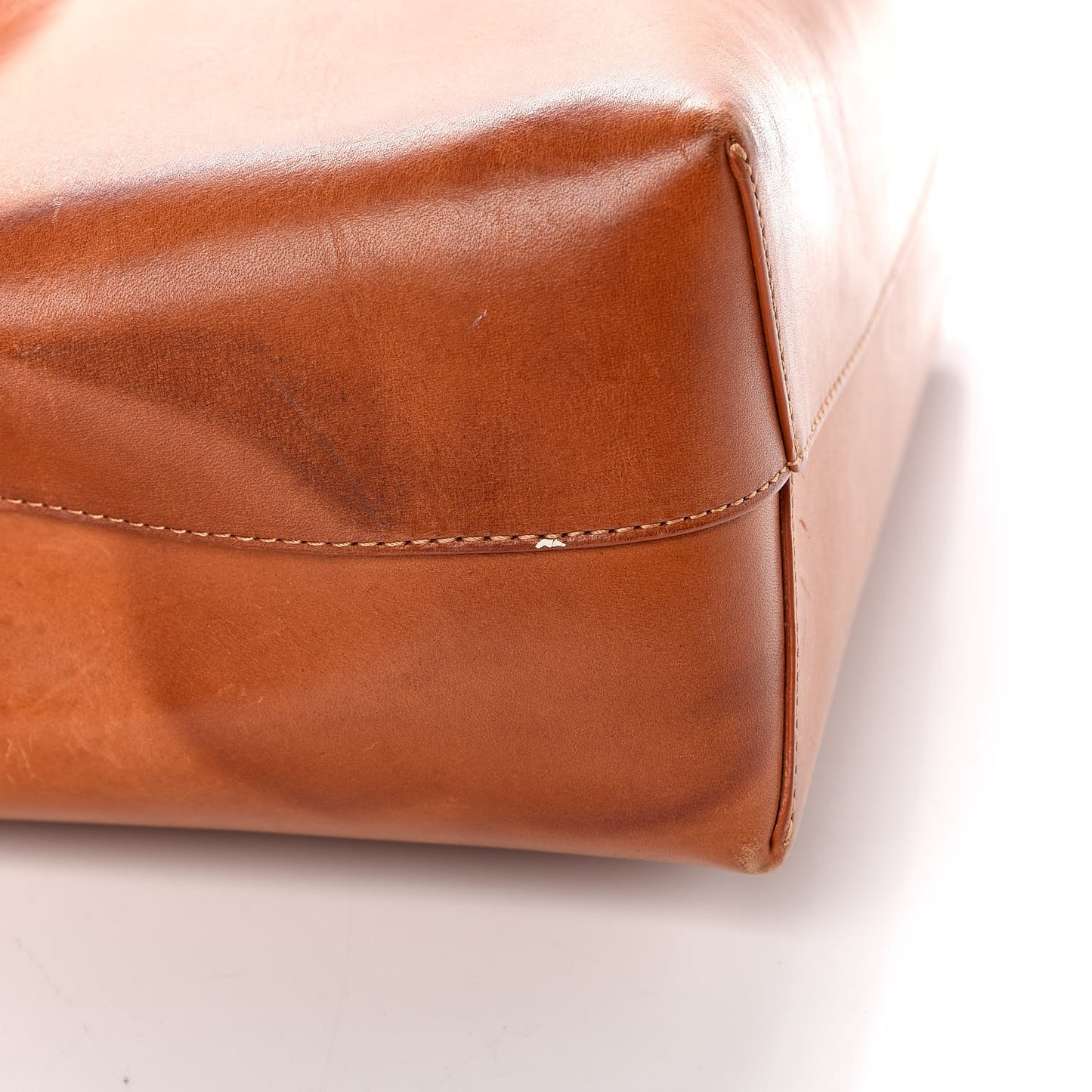 Calfskin Lady Bag Cammello Azzurro