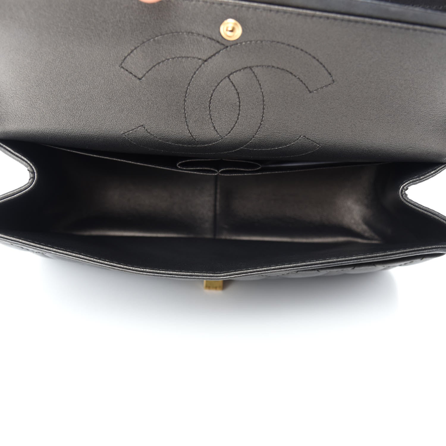 Chanel Metallic Calfskin Quilted 2.55 Reissue 226 Flap Charcoal 5 of 17