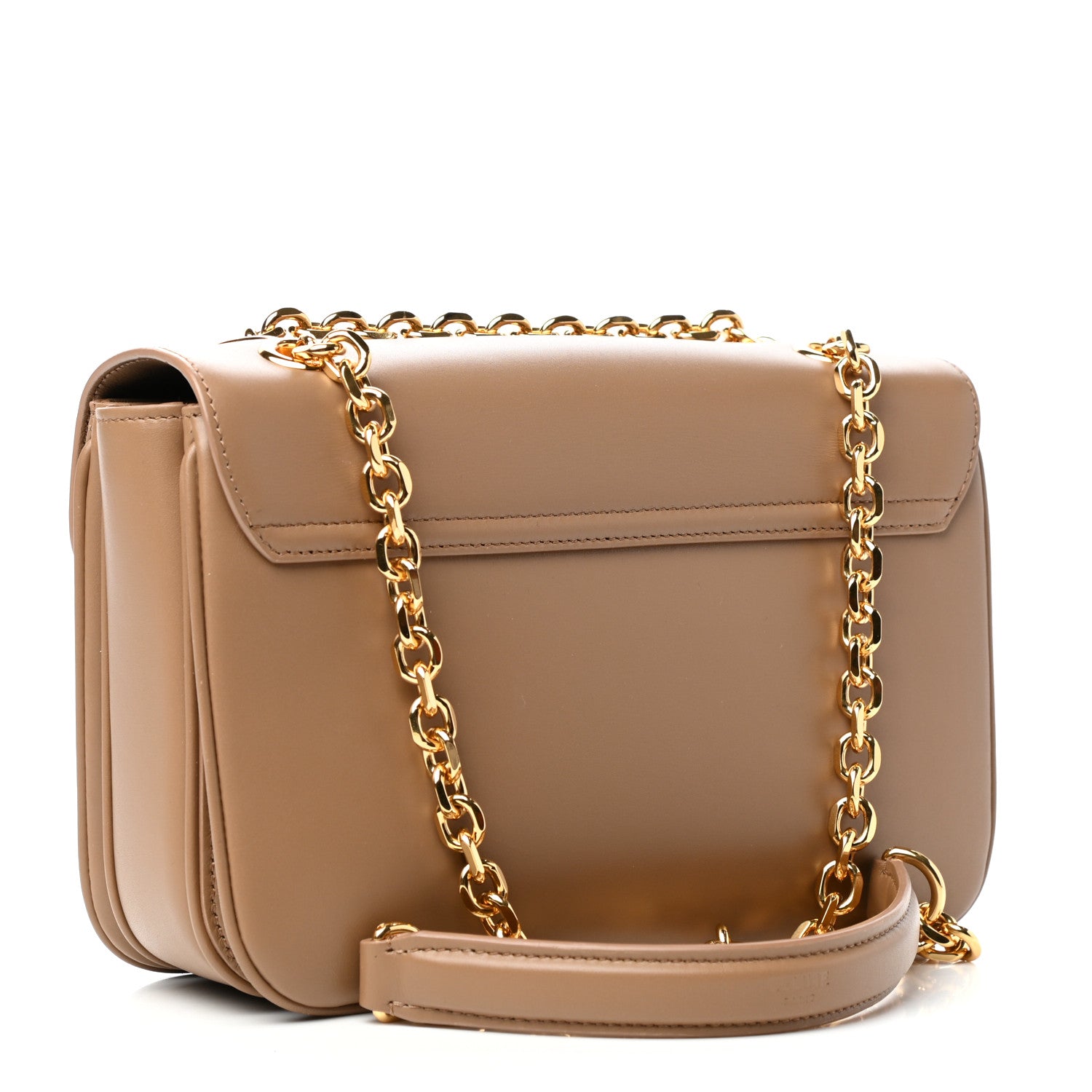 Celine Shiny Calfskin Medium C Bag Light Camel 3 of 9