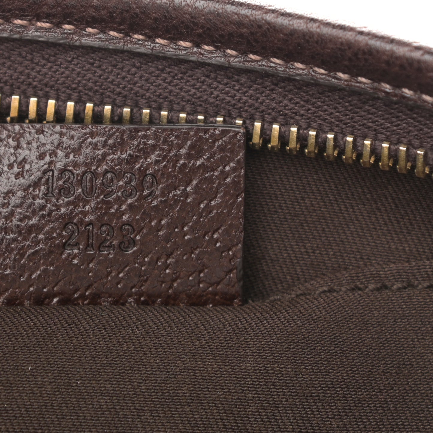 Monogram D Ring Abbey Pochette Brown