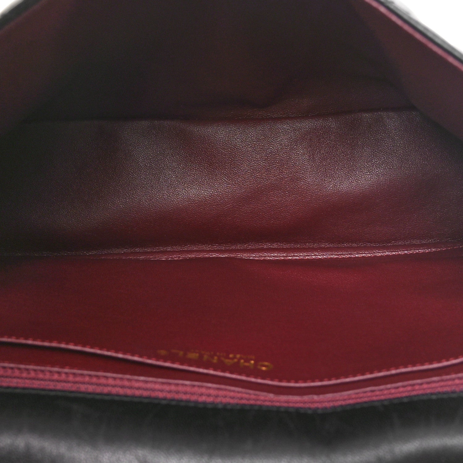 Chanel Lambskin Quilted Jumbo Single Flap Black 5 of 10