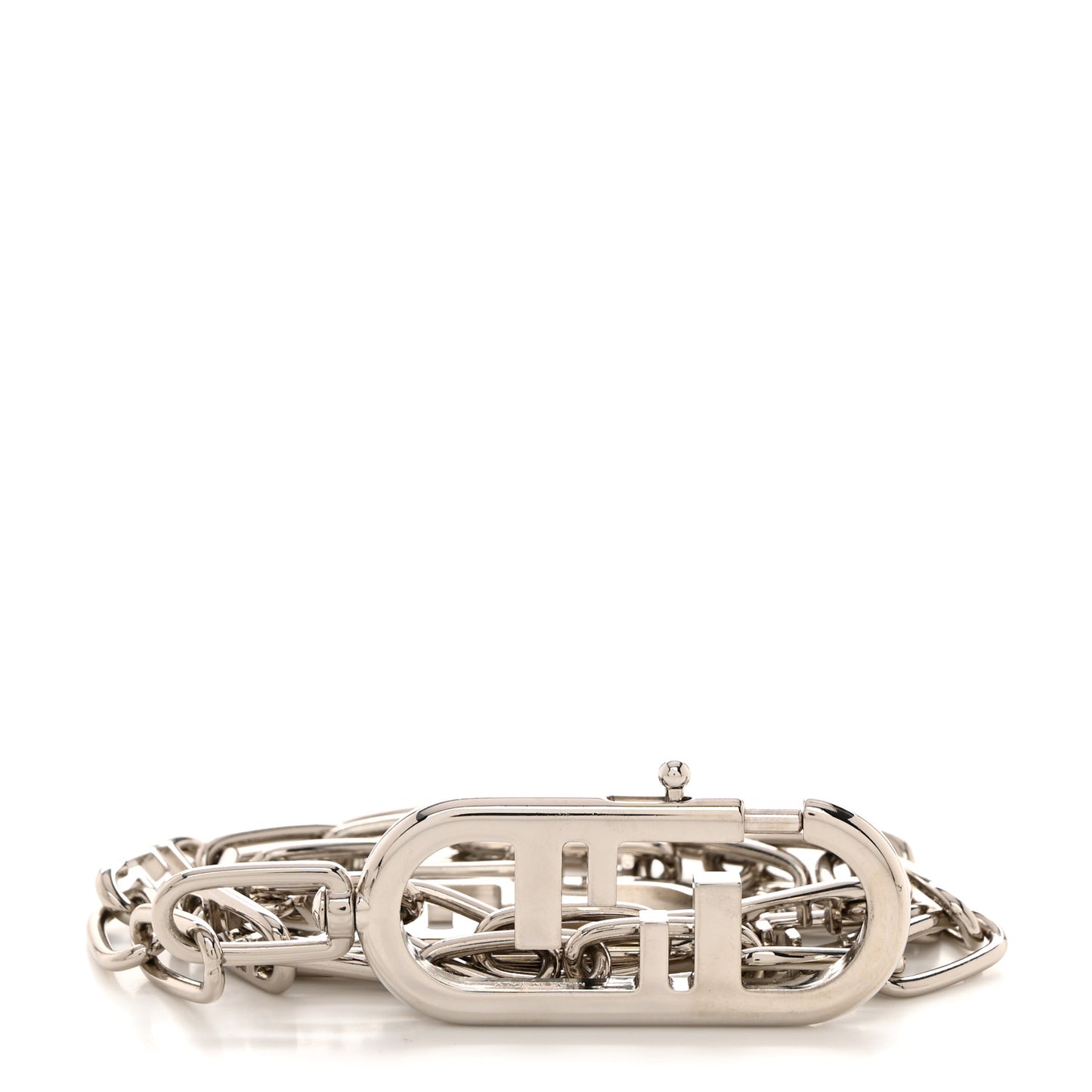 Metal O'Lock Strap You Silver