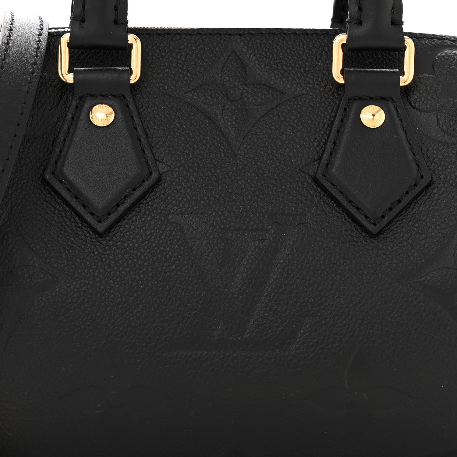 Louis Vuitton Empreinte Monogram Giant Speedy Bandouliere 20 Black 7 of 9