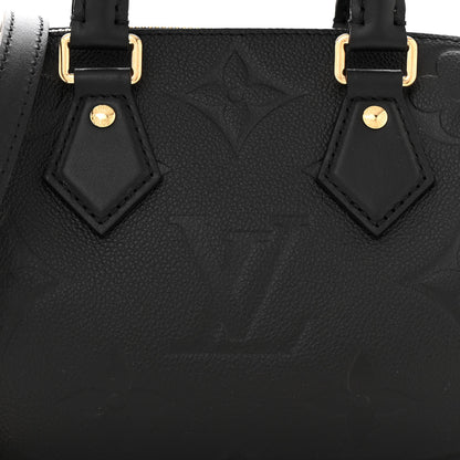 Louis Vuitton Empreinte Monogram Giant Speedy Bandouliere 20 Black 7 of 9