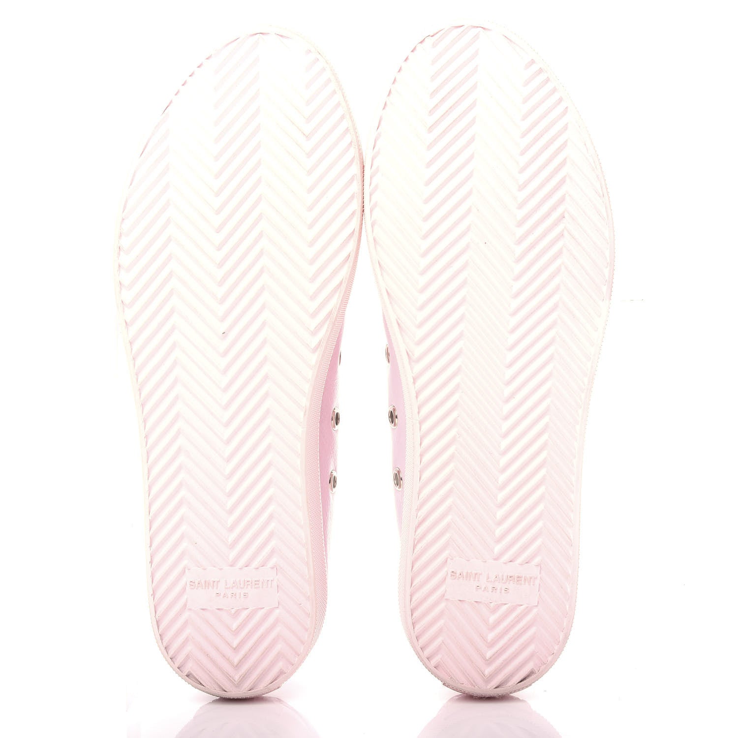 Saint Laurent Calfskin Distressed Bedford Low Top Sneakers 36 Fanne Rose 6 of 11