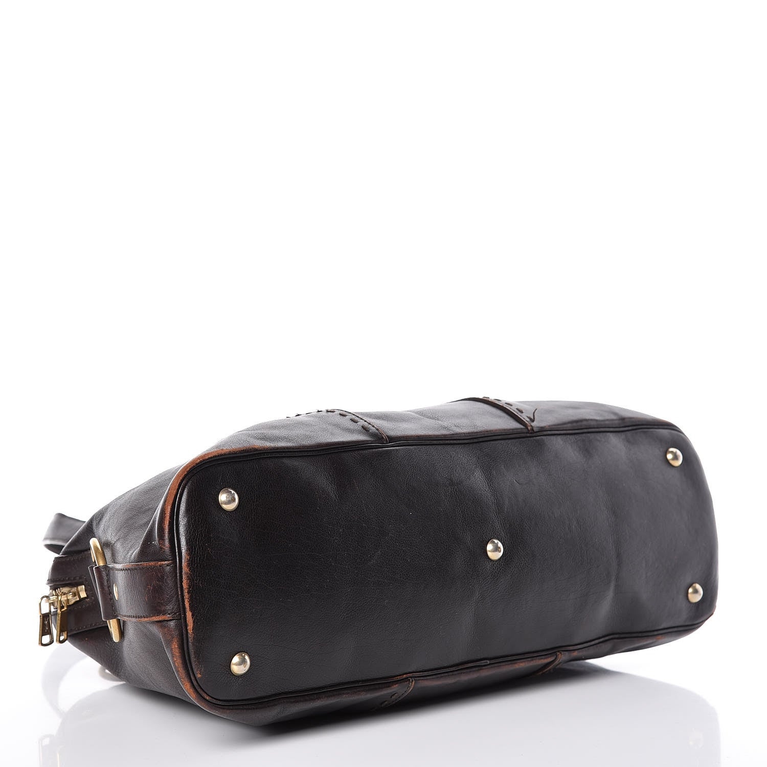 Saint Laurent Calfskin Large Muse Dark Brown 4 of 30