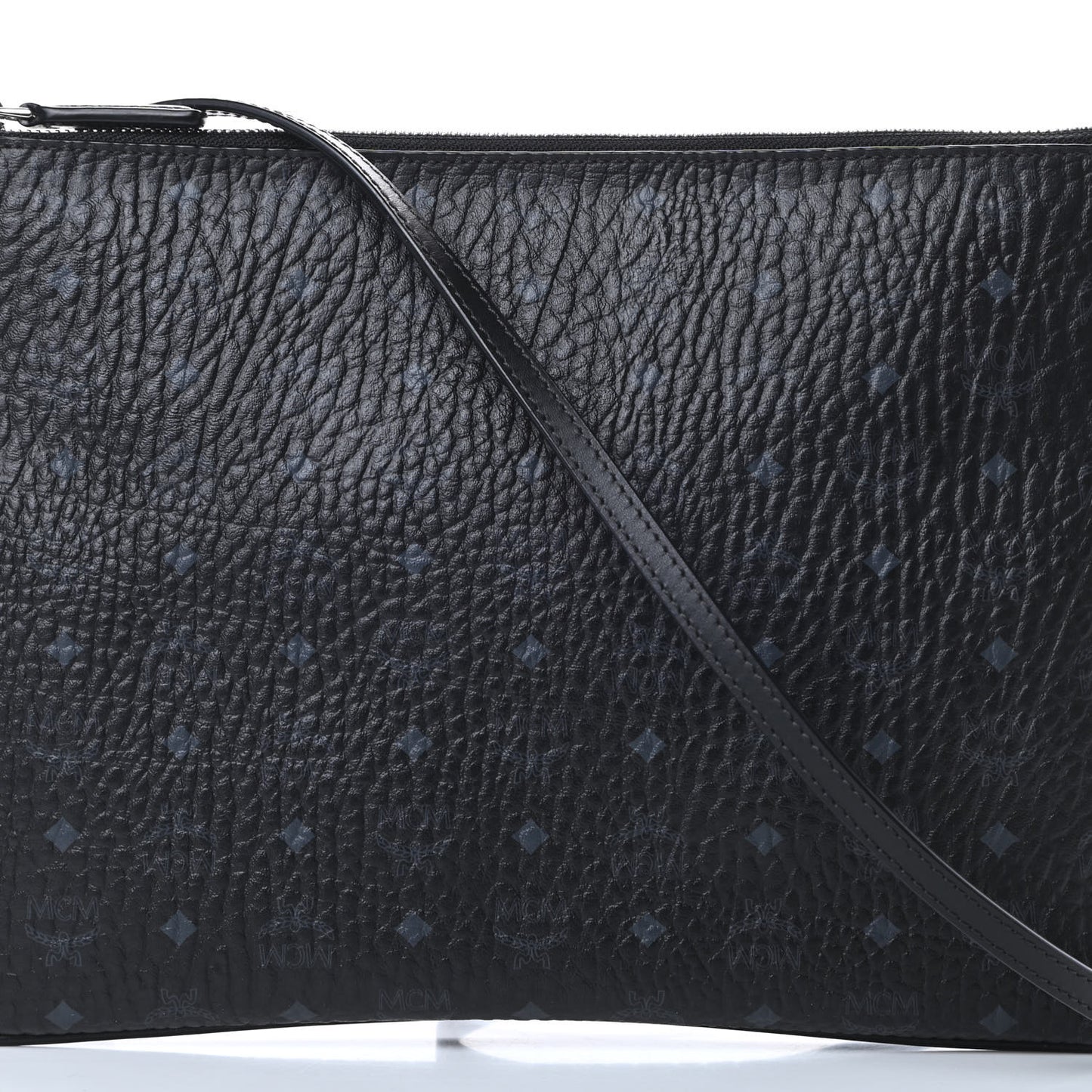 Visetos Medium Crossbody Pouch Black