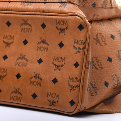 MCM Visetos Studded Medium Stark M Backpack Cognac 5 of 18