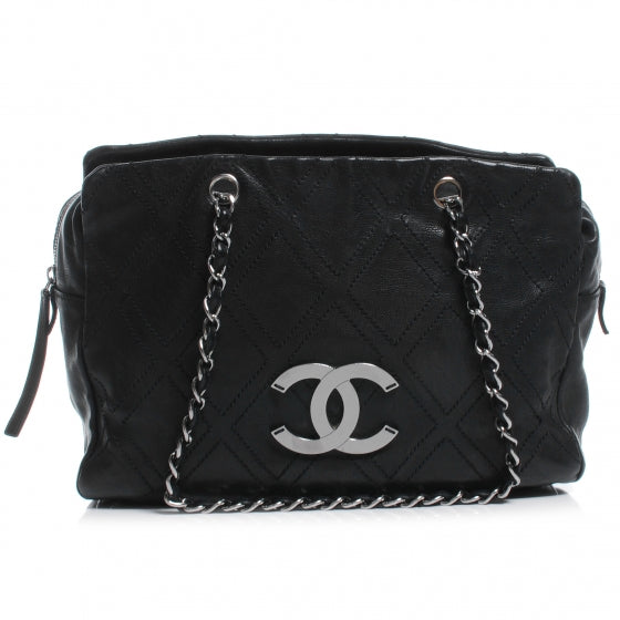 Chanel Caviar Diamond Stitch Tote Black 1 of 8