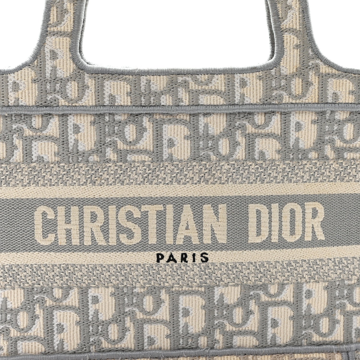 Christian Dior Oblique Mini Book Tote Grey Multicolor 7 of 12