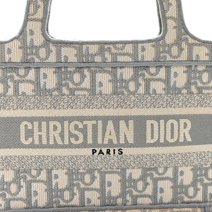 Christian Dior Oblique Mini Book Tote Grey Multicolor 7 of 12