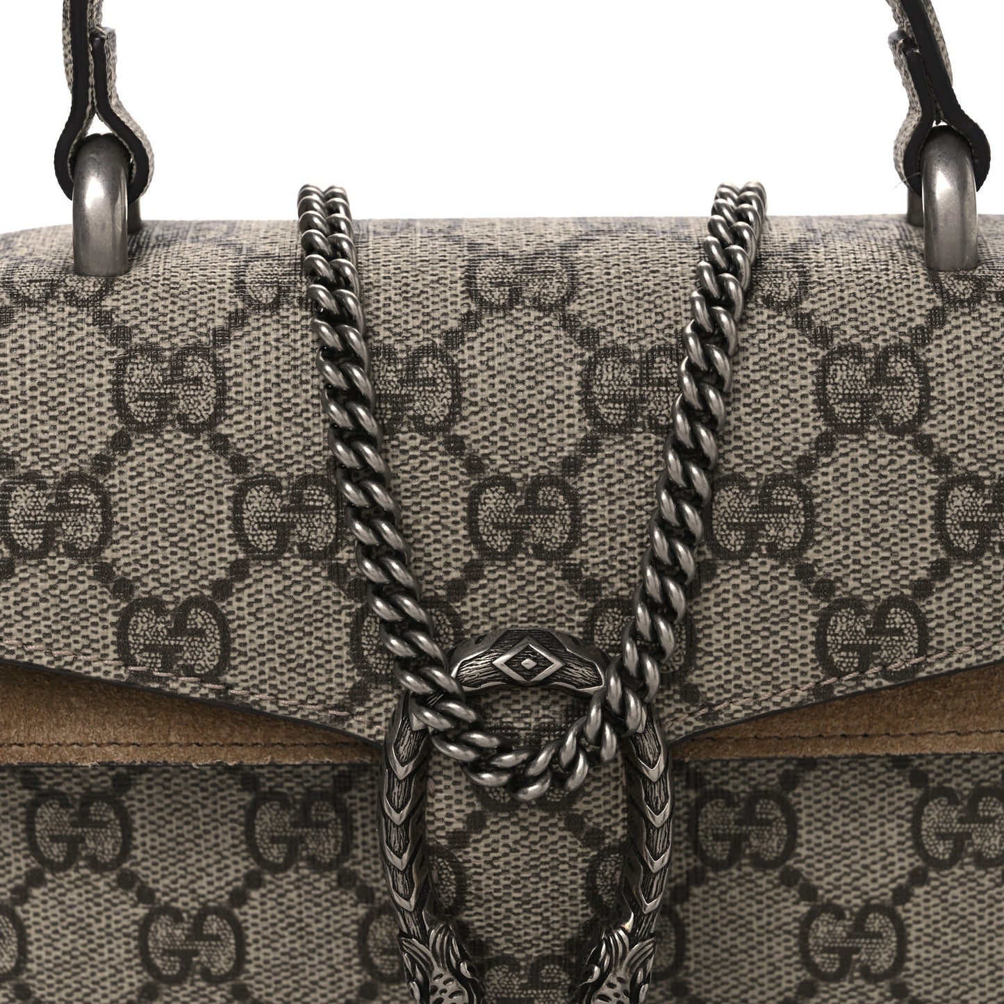 GG Supreme Monogram Mini Dionysus Top Handle Bag Taupe