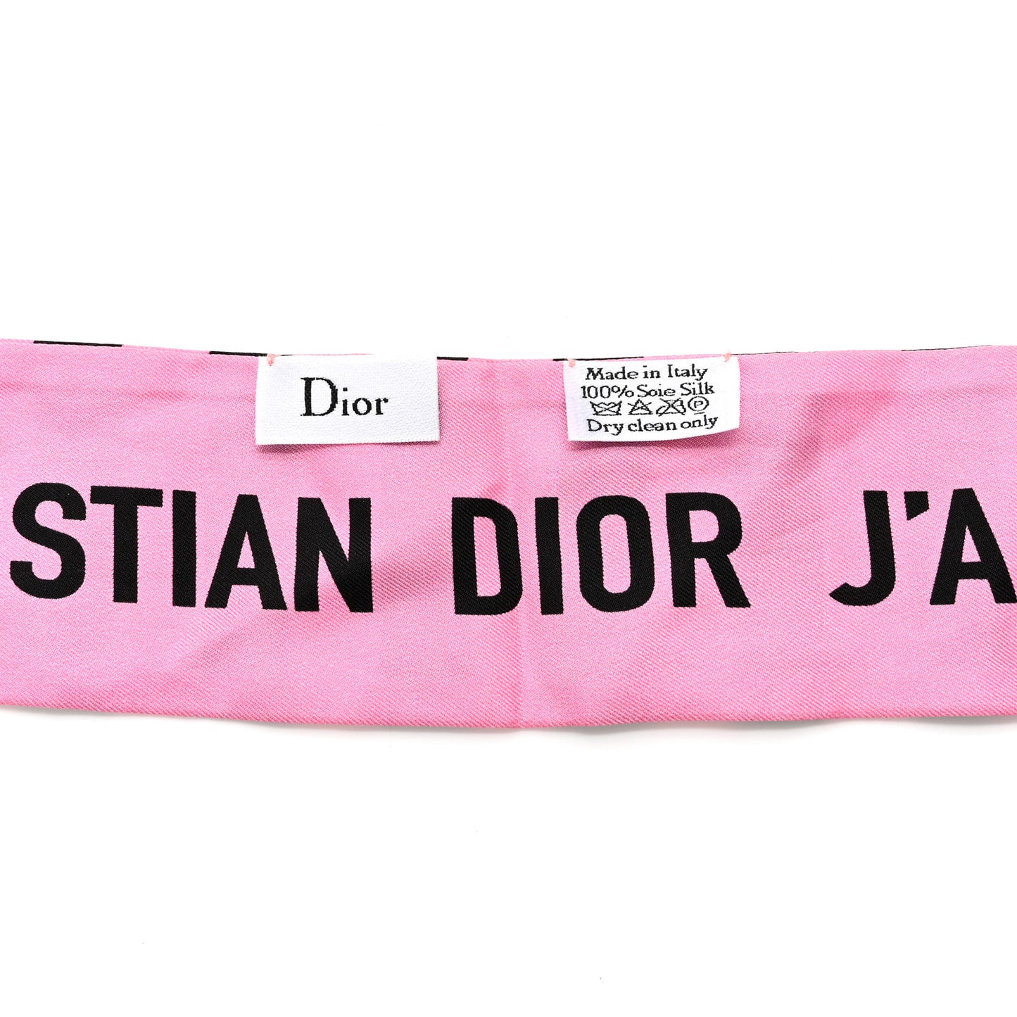 Silk Striped Mitzah Scarf Pink Black