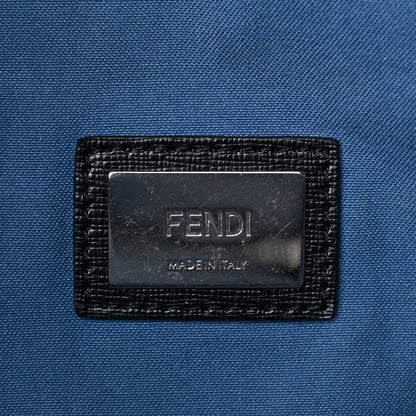Fendi Vitello Elite Cuoio Monster Buggies Medium Roll Tote Black Multicolor Blue Cobalto 6 of 31