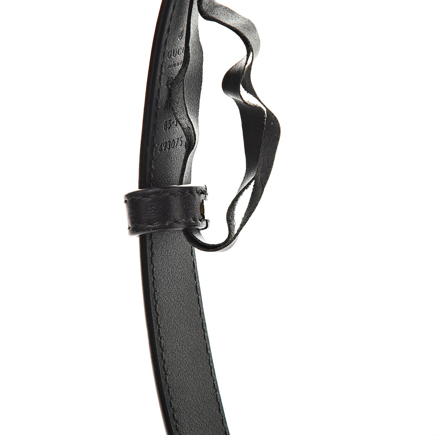 Gucci Calfskin Double G 20mm Belt 85 34 Black 7 of 8
