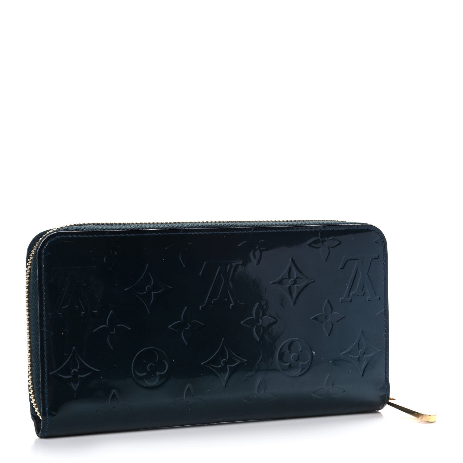 Louis Vuitton Vernis Zippy Wallet Blue Nuit 3 of 11