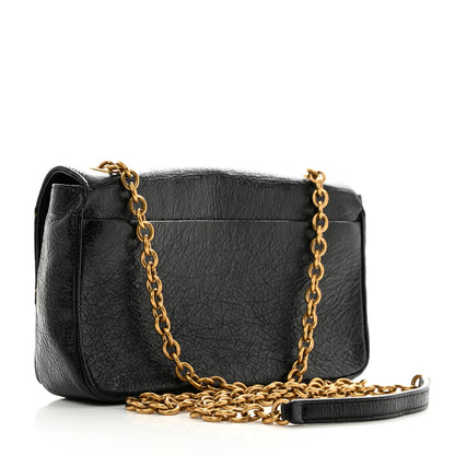 Balenciaga Arena Calfskin Blanket Chain Crossbody Black 2 of 11