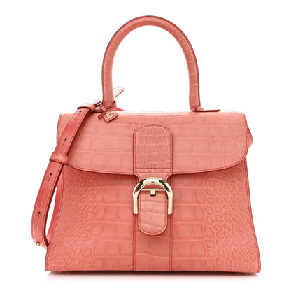 Delvaux Matte Alligator MM Brillant Satchel 1 of 12