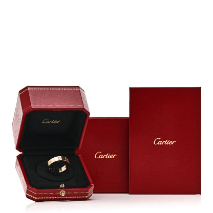 Cartier 18K Yellow Gold 3 Diamond 5.5mm LOVE Ring 64 10.75 5 of 5