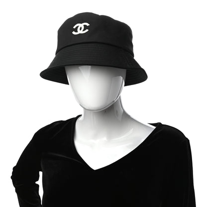Chanel Cotton CC Bucket Hat M Black 2 of 7