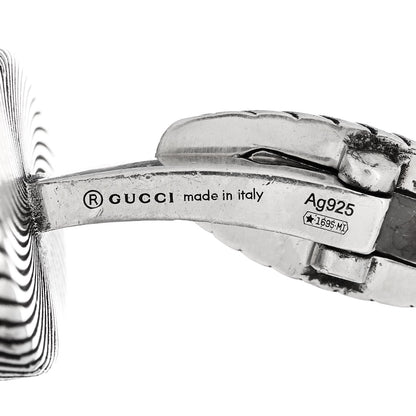 Gucci Sterling Silver Marmont Cufflinks 5 of 5