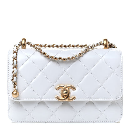 Chanel Calfskin Quilted Mini Perfect Fit Flap White 1 of 4
